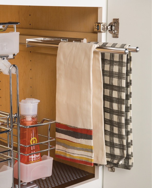 Pull out tea online towel rail