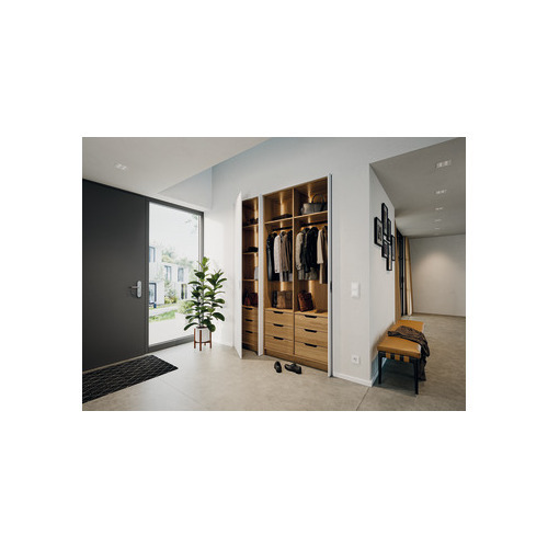 Hafele 408.25.001 Hafele Slido F-Park71 25B Pivot Sliding Door Fitting Set