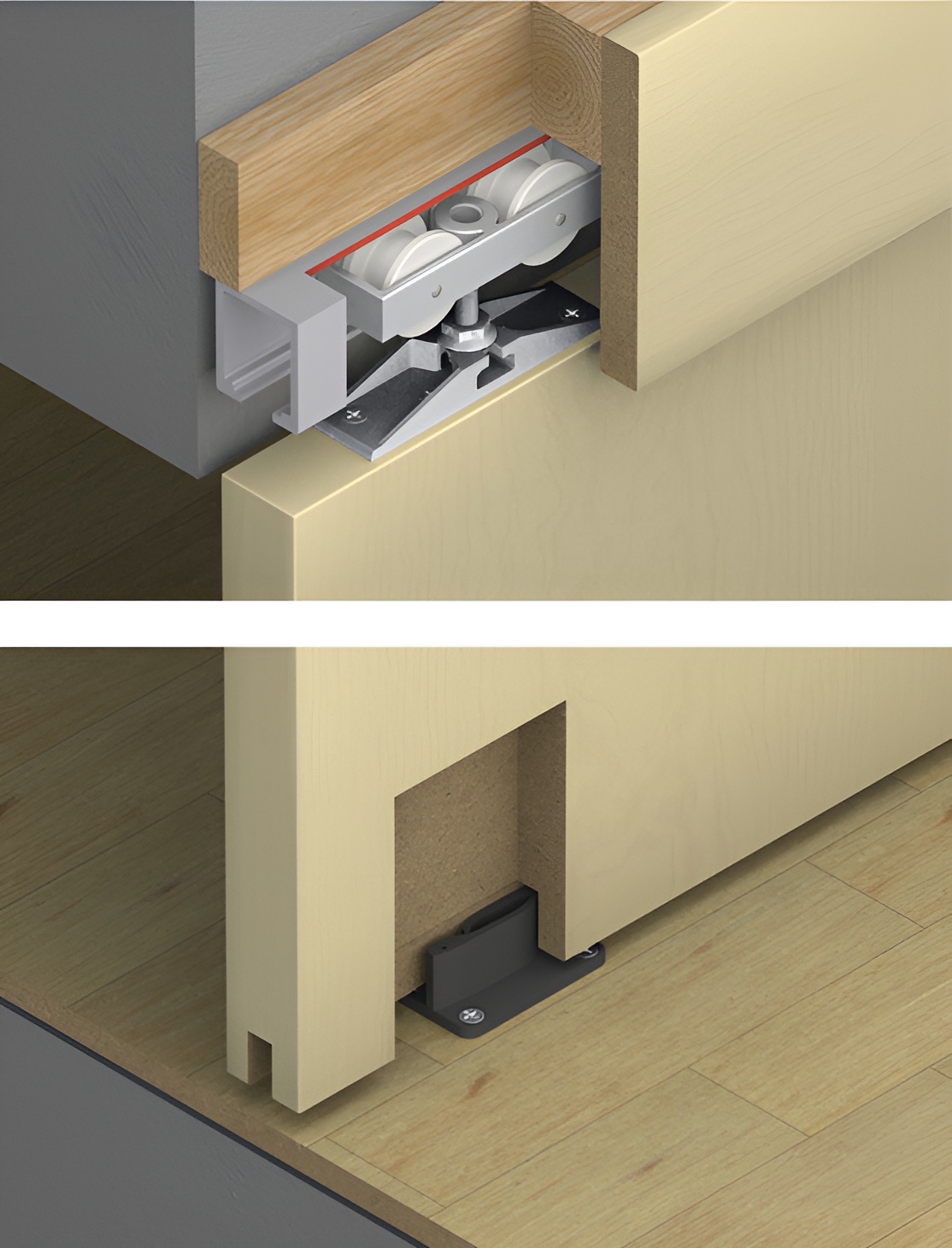 Hafele 940.80.001 Sliding Door Hardware