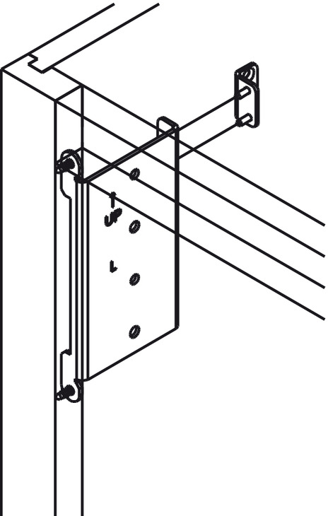 Hafele 372.29.401 Cabinet Bracket Kit for Free Flap 1.7 and 3.15 ...